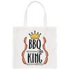Gift Base BBQ King Borsa Tote Regolare Papà Festa Del Papà Cucina Chef Spalla