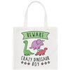 Gift Base Beware Crazy Dinosaur Boy Borsa Tote Regolare Divertente T Rex Triceratops Kids