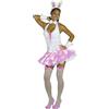 Ciao SRL Costume Carnevale Coniglietta Sexy Burlesque Taglia Unica Adulto Donna Ciao
