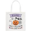 Gift Base Beware Crazy Halloween Lady Regular Tote Bag Mum Ghost Shopper Divertente