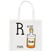 Gift Base Lettera R È Per Rum Regolare Borsa Grande Divertente Alfabeto Shopper Spalla