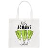Gift Base Let's Romaine Calm Tote Bag Divertente Shopper A Spalla In Lattice