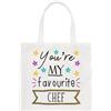 Gift Base You're My Favourite Chef Stars Tote Bag Regolare Funny Best Cook