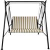 Il Tuo Artigiano Design CUSCINO FASCIATO PER DONDOLO DA GIARDINO 2 3 4 POSTI SFODERABILE MADE IN ITALY