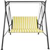 Il Tuo Artigiano Design CUSCINO FASCIATO PER DONDOLO DA GIARDINO 2 3 4 POSTI SFODERABILE MADE IN ITALY