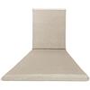 Il Tuo Artigiano Design CUSCINO IMBOTTITO PER LETTINO PRENDISOLE 190x60x4,5 ARTIGIANALE SFODERABILE