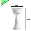 BAMA Colonna in Plastica Alba 20L Bama Vaso Lungo Esterno Giardino Fiori Vari Colori