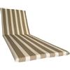 Il Tuo Artigiano Design CUSCINO PER LETTINO PRENDISOLE 190X60 IMPERMEABILE SFODERABILE - POLIESTERE