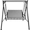 Il Tuo Artigiano Design CUSCINO FASCIATO PER DONDOLO DA GIARDINO 2 3 4 POSTI SFODERABILE MADE IN ITALY