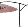 Salmar Ombrellone da Giardino con Braccio Palo Decentrato Stabile Base Croce X 2,7×2,7m