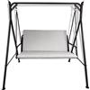 Il Tuo Artigiano Design CUSCINO FASCIATO PER DONDOLO DA GIARDINO 2 3 4 POSTI SFODERABILE MADE IN ITALY