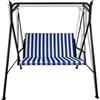 Il Tuo Artigiano Design CUSCINO FASCIATO PER DONDOLO DA GIARDINO 2 3 4 POSTI SFODERABILE MADE IN ITALY