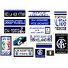 GamesMonkey ® - Kit 15 Adesivi Ultras - Inter Internazionale - Campione Calcio Scudetto - Vi