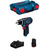 Bosch Trapano Avvitatore BOSCH GSR 12V-15 (1 x 3,0 Ah + GAL12V-40 + L-Boxx 102)