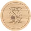 Gift Base Beware Pazzo Chitarra Bambina Rotondo Tagliare Tagliere per Formaggio Musica