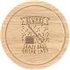 Gift Base Beware Pazzo Basso Chitarra Donna Rotondo Tagliare Tagliere per Formaggio Rock