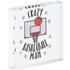 Gift Base Pazzo Basket Uomo Acrilico Foto Blocco Telaio Divertente Sport