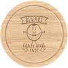 Gift Base Beware Pazzo Oliva Donna Rotondo Tagliare Formaggio Tavola Divertente Vegano