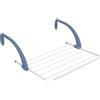 Gimi Stendi Brezza Bianco Blu Pratico da Balcone Terrazzo per Stendere Vestiti Panni