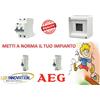 AEG CENTRALINA KIT DIFFERENZIALE SALVAVITA INTERRUTTORI ELETTRICO APPARTAMENTO CASA