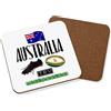 Gift Base Rugby Australia Sottobicchiere - Divertente Lega Bandiera Inglese Sport
