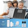WIRELESS SMART SECURITY KIT ALLARME ANTIFURTO CASA CENTRALINA WIRELESS SMART DISPLAY SIRENA SAS99TU