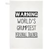Gift Base Avvertimento World's Grumpiest Personale Allenamento Strofinaccio Funny Best PT