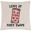 Gift Base Love At First Swipe Copricuscino Cuscino Valentines Ragazza Fidanzato Scherzo