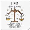 Gift Base Libra/Bilancia Oroscopo Frigo Magnete - Segno Zodiacale Astrologia Compleanno