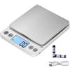 KUBEI Grande Dimensione 5Kg/0.1G Bilancia Digitale Da Cucina; Bilance Alimenti in Acci