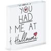 Gift Base You Had Me At Halloumi Acrilico Foto Blocco Telaio Divertente Amore San Giorno