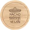 Gift Base Nacho Media Vegano Rotondo Tagliare Tagliere per Formaggio World's Best