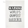 Gift Base Avvertimento World's Grumpiest Giardiniere Strofinaccio Bellissimo Mamma Giorno