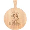 Gift Base World's Best Paramedico Pizza Board Pagaia IN Legno Favorito Doctor Ambulanza