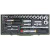 PROXXON SERIE CON LEVA A CRICCO 1/4" E DA 1/2", 56 PEZZI PROXXON 23040