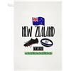 Gift Base Rugby Nuova Zelanda Strofinaccio - Divertente Lega Bandiera Inglese Sport