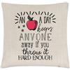 Gift Base Un Apple Al Giorno Mantiene Anyone Away Lino Cuscino Cover - Scherzo Divertente