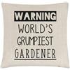 Gift Base Avvertimento World's Grumpiest Giardiniere Cuscino Cover Bellissimo Mamma Giorno