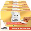 Gourmet Purina Gold Cuore Morbido Cibo Umido per Gatti Adulti Con Tonno E Salmone; 48 L