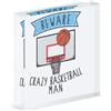 Gift Base Beware Pazzo Basket Uomo Acrilico Foto Blocco Telaio Divertente Sport Scherzo