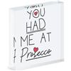 Gift Base You Had Me At Prosecco Acrilico Foto Blocco Telaio Divertente Amore San Giorno