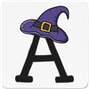 Gift Base Magnete Da Frigo Strega Cappello Da Mago Lettera A Divertente Halloween Alfabeto
