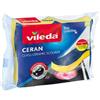 Vileda Spugna Abrasiva Ceran 2pz Piani Induzione Vetro Sgrassa e Non Graffia