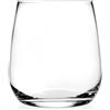 RCR Set 6 Pz. Bicchieri Grandi in Vetro da Tavola Drink Invino Dof Rilievo 360 ml