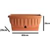 Bama Vaso Fioriera Cassetta Balconata Varie Misure Terrazzo Balcone Giardino