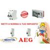 aeg KIT QUADRO ELETTRICO CON SALVAVITA DIFFERENZIALE E INTERRUTTORI MAGNETOTERMICI