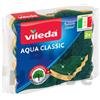Vileda Spugna Abrasiva Vileda aqua Conf. 2 Pz. Straccio Extra Assorbente Pulizie Piatti