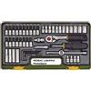 Proxxon 23280 - Set chiavi a tubo, 1/4", 49 pezzi