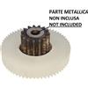 - Senza marca/Generico - Ingranaggio in Nylon per Motoriduttore Granitore Bras B-Cube 3W000-00100