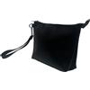 pigepa Pochette Uomo Donna Borsello a Mano Borsa Beauty Case Da Polso Nero Pelle Pigepa